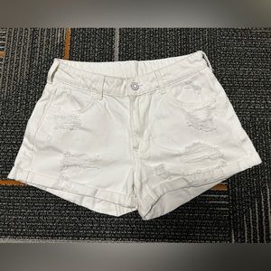 H&M White Denim Shorts